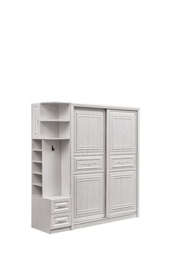 COem Dustproof άσπρο Armoire με τα συρτάρια, πρακτικές άσπρες χρωματισμένες ξύλινες ντουλάπες
